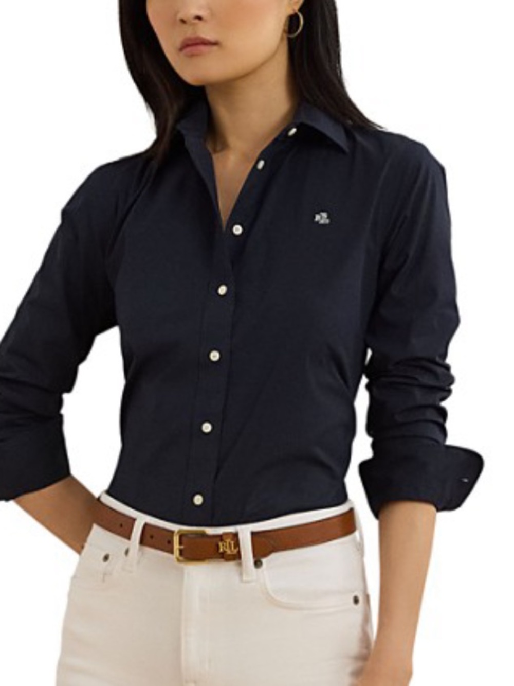 Lauren Ralph Lauren Easy Care Point Collar Long Sleeve XL